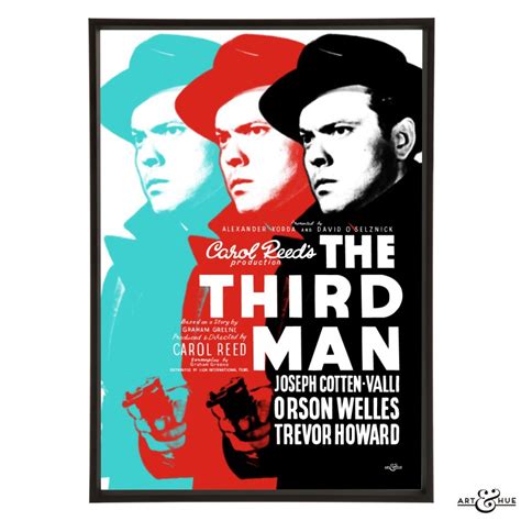 The Third Man Pop Art Prints - Orson Welles - by Art & Hue | Art & Hue