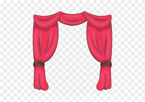 Curtain Cartoon Clipart Theater Drapes And Stage Curtains - Cartoon ...