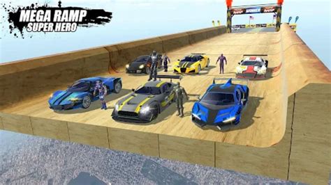 Super Hero Mega ramp Car Stunt for Android - Download