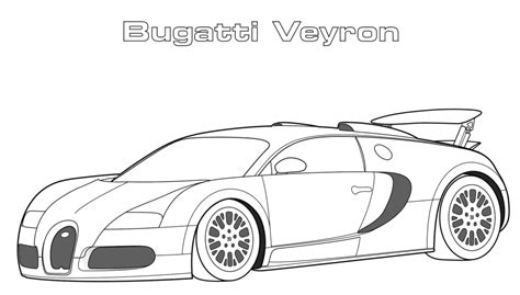 Bugatti Coloring Page