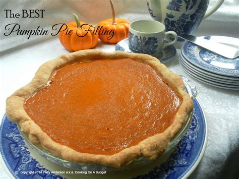 The BEST Pumpkin Pie Filling