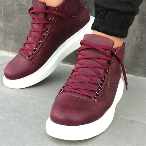 Red Male Sneakers | Mens sneakers casual, Sneakers men fashion ...