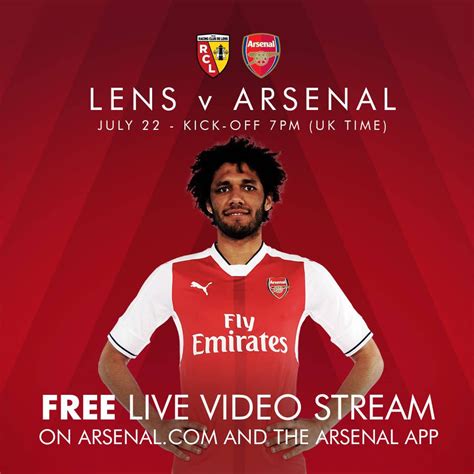 Lens v Arsenal - free live video stream | News | Arsenal.com