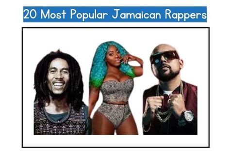 20 Most Popular Jamaican Rappers You Should KNOW in 2023!