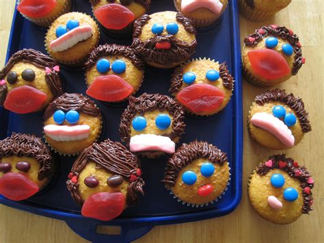 Cupcake faces, or face cupcakes?