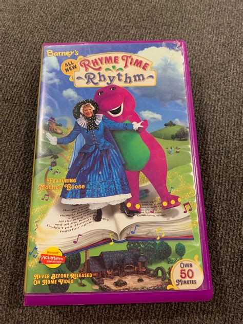 Barney Rhyme Time Rhythm Mother Goose VHS VCR Videotape - Etsy Hong Kong