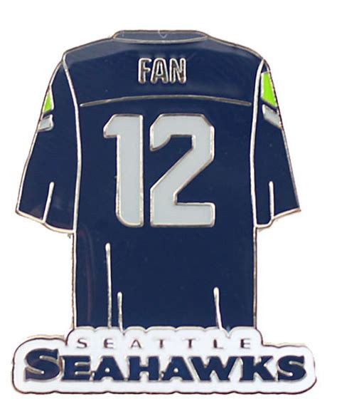 Seattle Seahawks 12th Man Jersey Pin