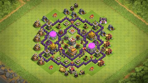 Clash Of Clans Base Buildings : Clash of Clans Town Hall 7 (th7) Trophy Base 2016