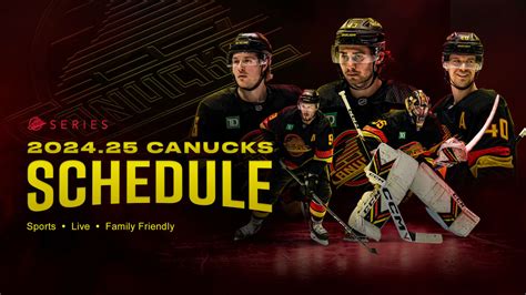 Canucks Announce 2024.25 Regular Season Schedule | Vancouver Canucks