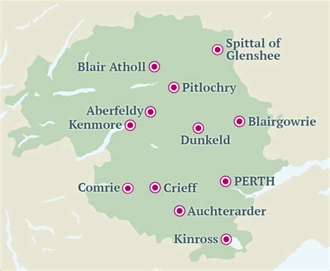 Perthshire - Accommodation & Things To Do | Scotland, Map, Travel ...