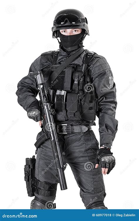 SWAT Police Officer Stock Photo - Image: 60977018