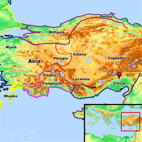 Bible Map: Cilicia