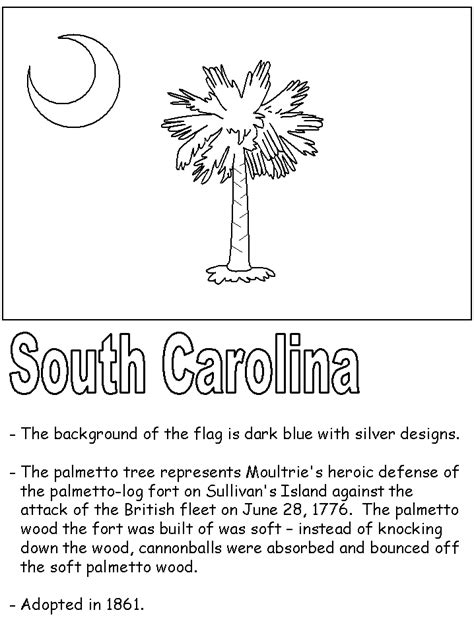 United States state symbols printables | South carolina schools, State ...