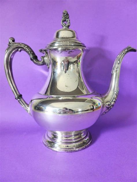 Oneida 6 Cup Teapot Silver Plated EPNS Tea Pot Vintage | Etsy | Tea pots vintage, Tea pots ...