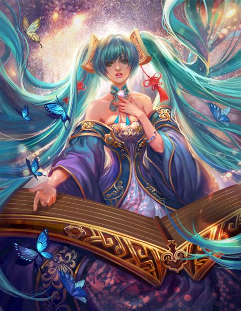 Lol Sona fan art by jiuge on DeviantArt