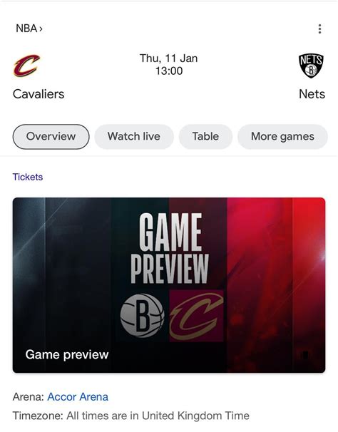 Nets vs Cavs Paris time change ? : r/GoNets