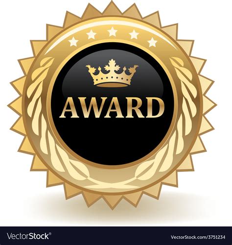 Award badge Royalty Free Vector Image - VectorStock