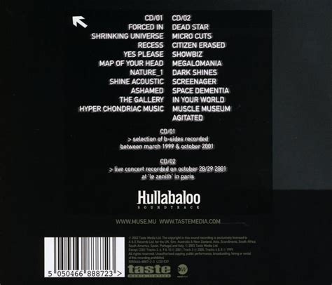 Hullabaloo - Live (2 CD) de Muse - CeDe.ch