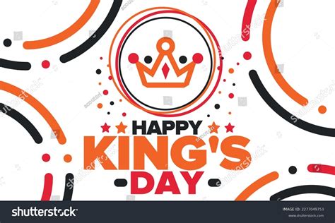 Day Netherlands Koningsdag Dutch Cultural Heritage Stock Vector ...