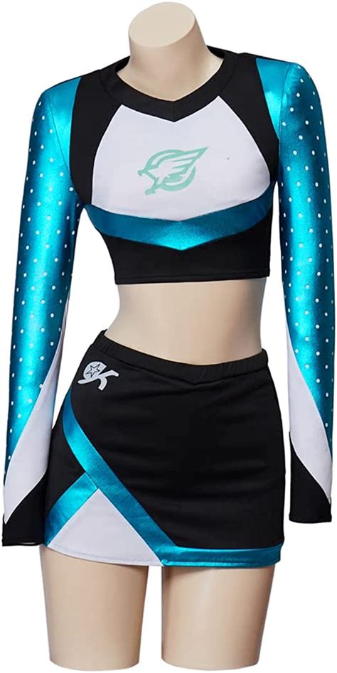 Maddie cheerleader costume maddy perez cheer outfit long sleeve school cheerleading uniform ...