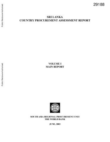 Ghana - Assessment of Stage 1 : Use of Country Procurement Systems in Bank-Supported Operations ...