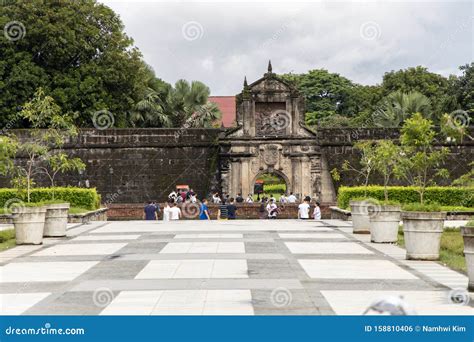 People Who Tour Fort Santiago Intramuros, Manila, Philippines, Sep 15 ...