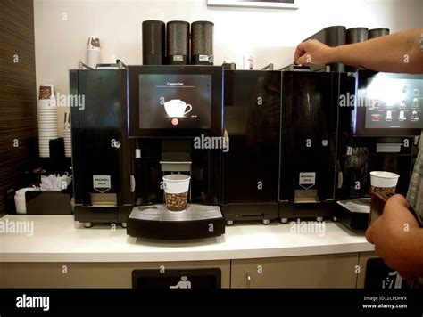 Self service coffee machine hi-res stock photography and images - Alamy