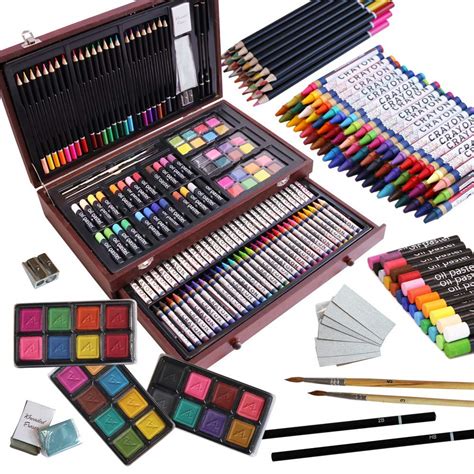 143 PCS Deluxe Art Set Artist Drawing&Painting Set,Art Supplies with ...