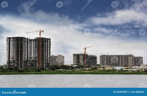 High-Rise Building Construction Stock Photo - Image: 33495500