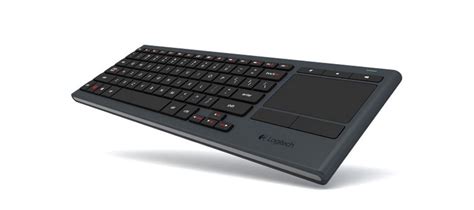 Logitech 920-006093 K830 Wireless Illuminated Backlit Multimedia Keyboard and Touchpad Combo ...