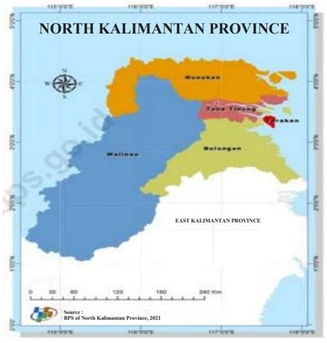 Map of North Kalimantan Province [6]. | Download Scientific Diagram