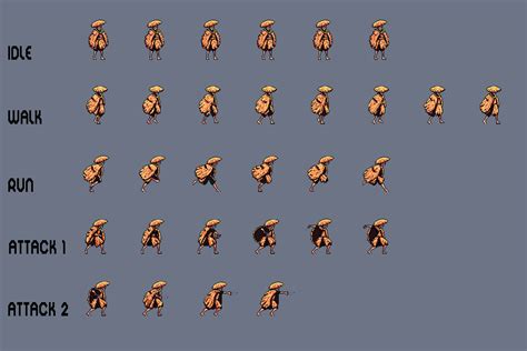 Free Ninja Sprite Sheets Pixel Art Download - CraftPix.net