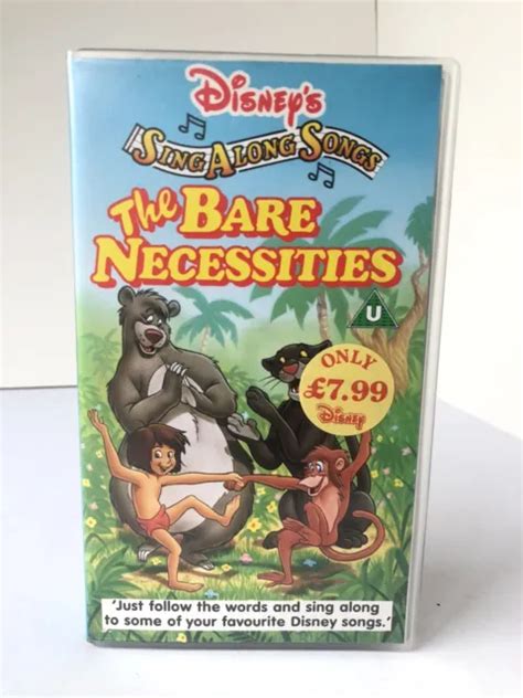 DISNEY SING ALONG Songs - The Jungle Book: The Bare Necessities (DVD ...