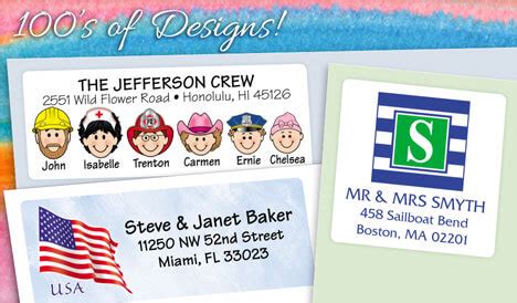 Personalized address labels, Christmas, holiday & kids labels