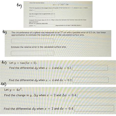 Solved 16) The circumference of a sphere was measured to be | Chegg.com