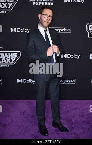 Michael Rosenbaum arrives at the world premiere of "Guardians of the Galaxy Vol. 3" on Thursday ...