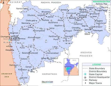 Maharashtra Rail Map