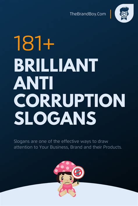 718+ Brilliant Anti-Corruption Slogans (Generator + Guide ...