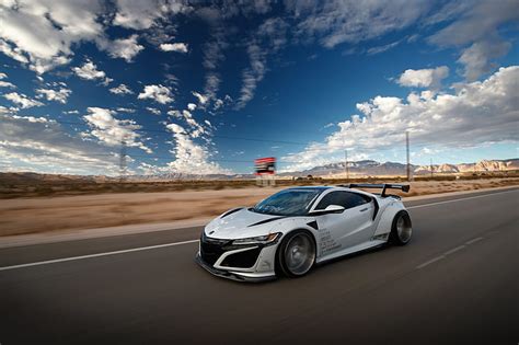 HD wallpaper: Honda, speed, Acura, NSX, Liberty Walk, Larry Chen ...