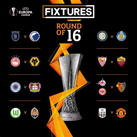 Full List Of Europa League Last-16 Draw 2019–20: Groups, Fixtures And Dates