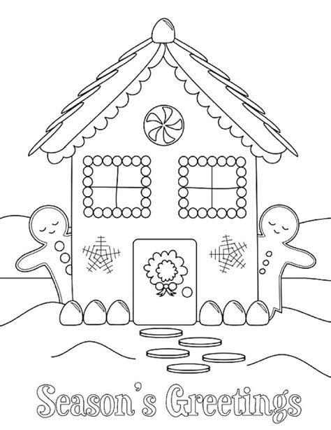 Simple House Coloring Pages at GetColorings.com | Free printable colorings pages to print and color