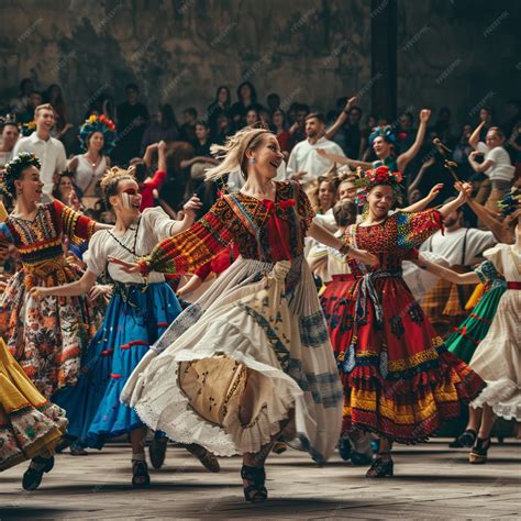 Premium Photo | Traditional Polish Folk Dance Performance Women in ...