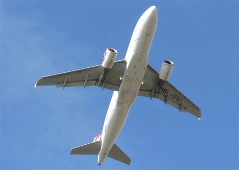 File:Airplane takeoff on blue sky.jpg