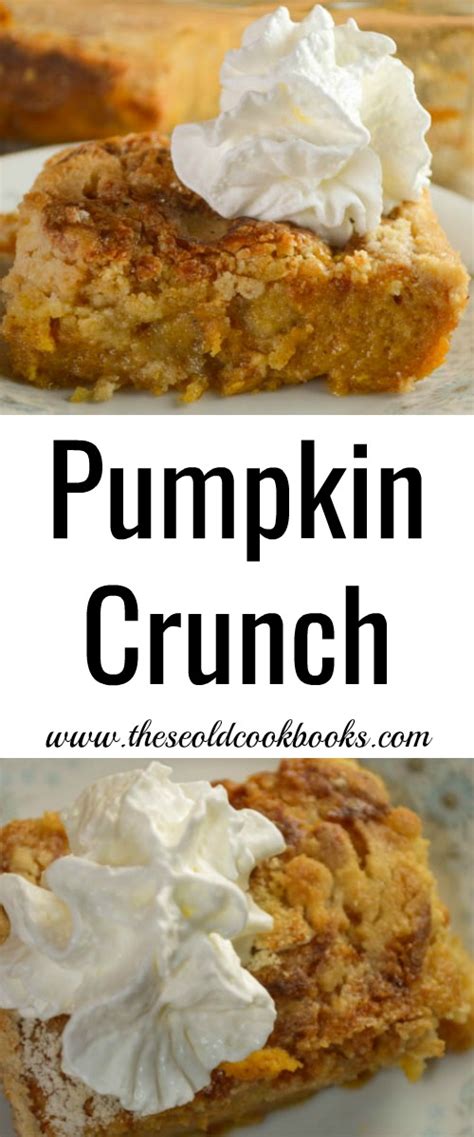 Pumpkin Crunch Recipe using Yellow Cake Mix