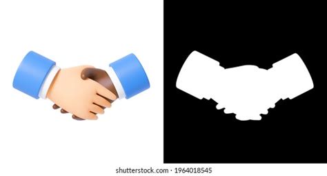 3d Hands Business Handshake Emoji On Stock Illustration 1968519175 ...