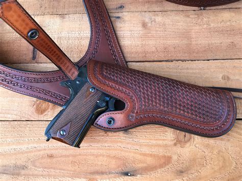 1911 Hunter Long Slide Shoulder Holster. Fait sur commande. | Etsy