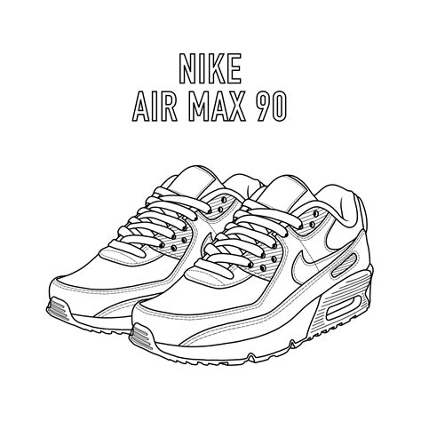 Nike Air Max Coloring Pages