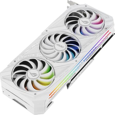 Asus GeForce RTX 3070 ROG Strix OC White Edition ROG-STRIX-RTX3070-O8G-WHITE 8GB GDDR6 256-bit ...