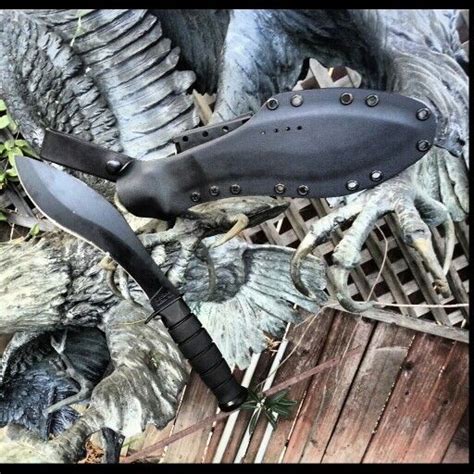 KA-BAR Combat Kukri w/ kydex sheath by J&G Designs. Jgsheaths.blogspot.com | Kydex sheath ...