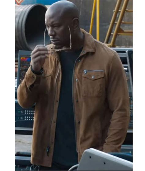 Tyrese Gibson Fast & Furious 9 Roman Pearce Brown Jacket - Jackets Creator